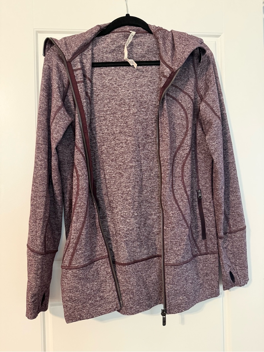 lululemon athletica Heathered Plum Full-Zip Hoodie